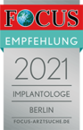 Von Focus empfohlener Implantologe 2021